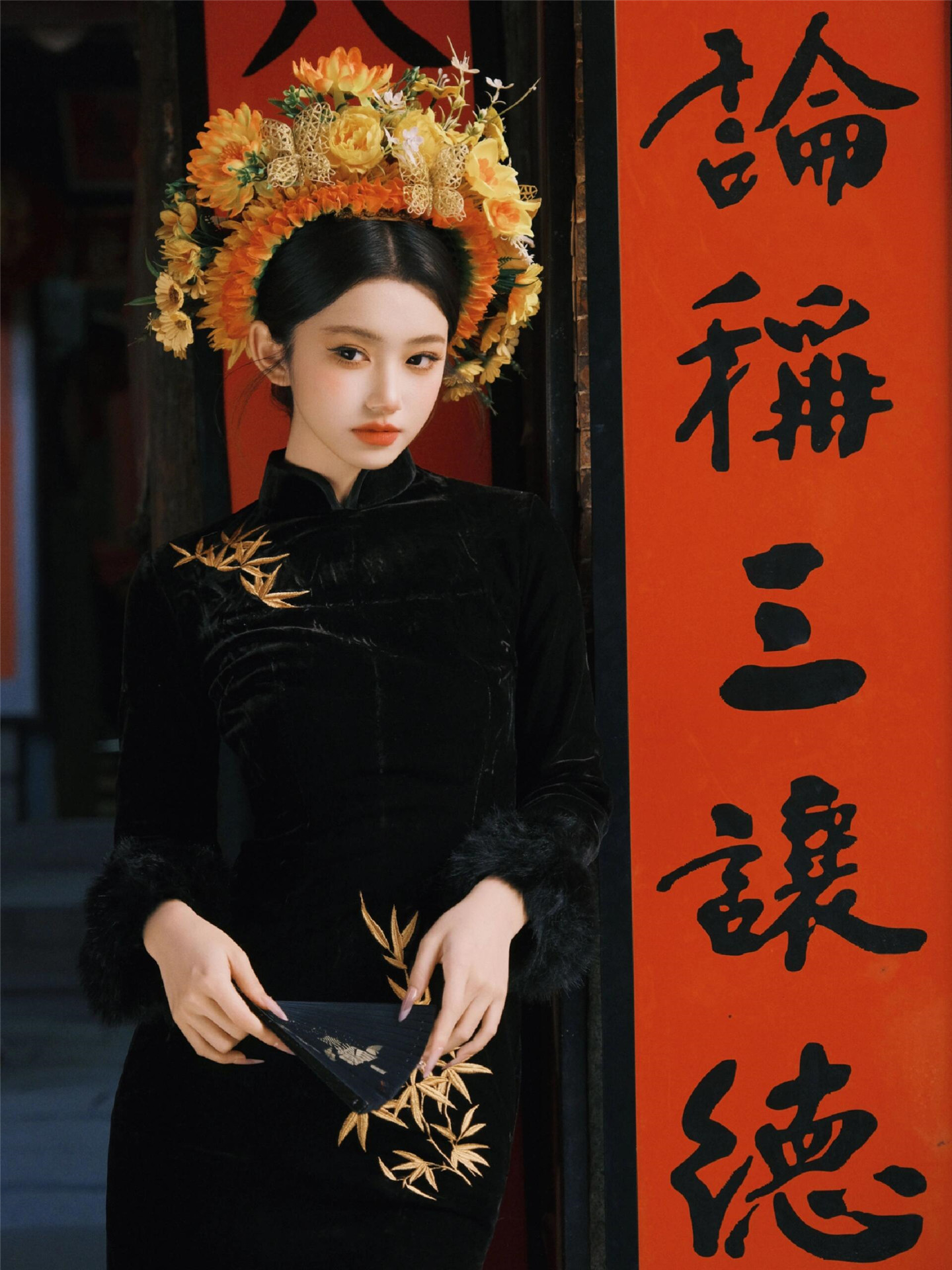 Ethnic Fashion Studio - Elegant Black Photography Costume Women's New