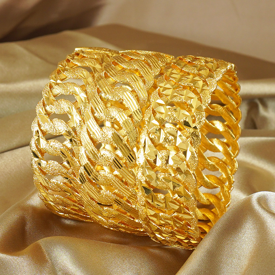 Ethnic Fashion Dubai - Middle Eastern retro openable Cuban bracelet