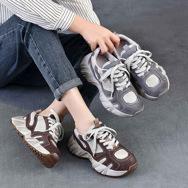 4.5cm Air Mesh Suede Genuine L - Ethnic Fashion In recensie en prijs