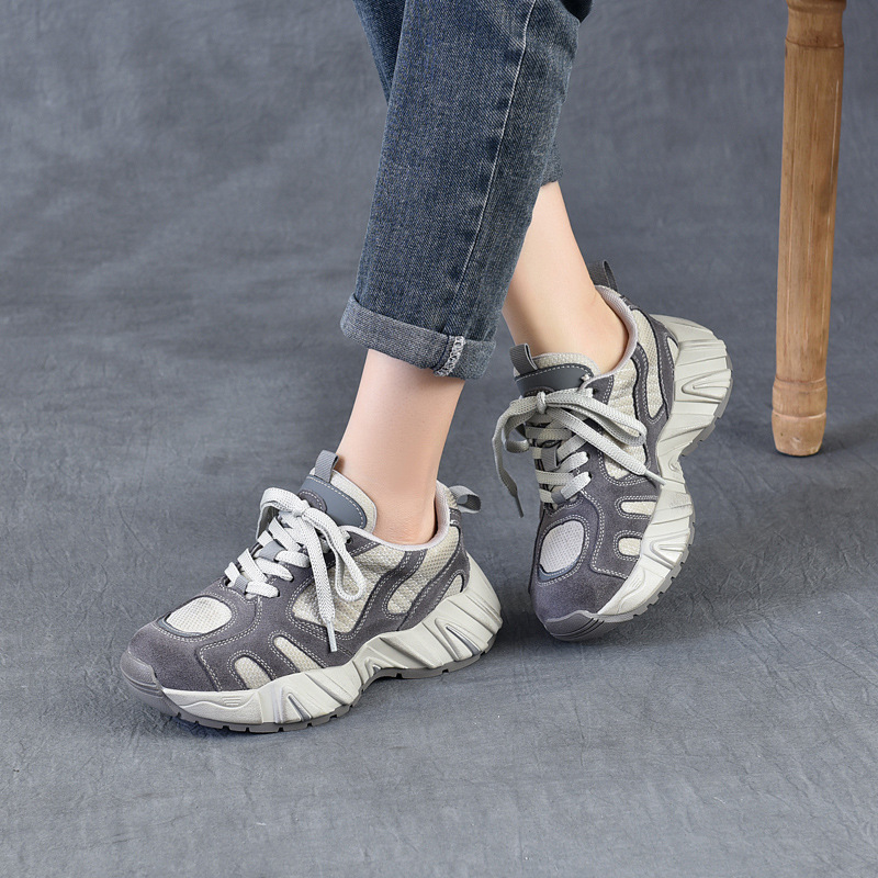 4.5cm Air Mesh Suede Genuine L - Ethnic Fashion In recensie en prijs