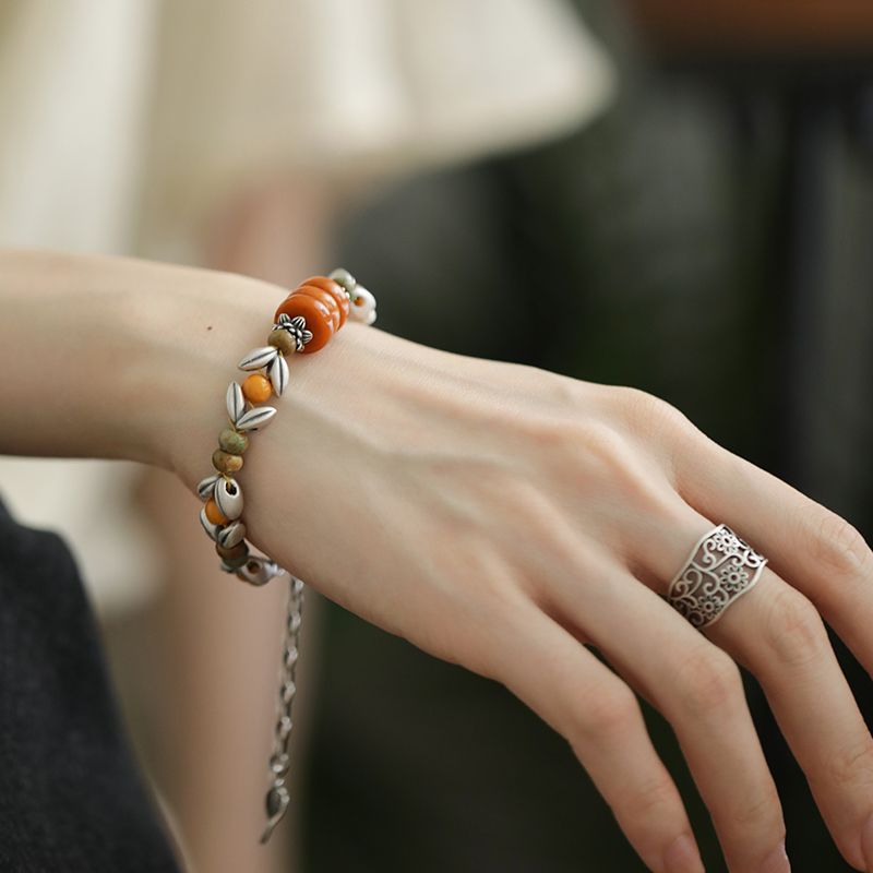 Yellow Disc Round Bead Spacer  - Ethnic Wear Fashion Designer recensie en prijs