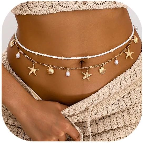 Starfish Waist Chain Women Adj - Ethnic Fashion Jewellery recensie en prijs
