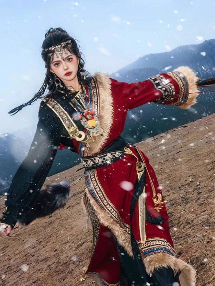 New Tibetan robe Tibet brigade - Ethnic Clothing & Online Fashion Store Khaadi Pk recensie en prijs