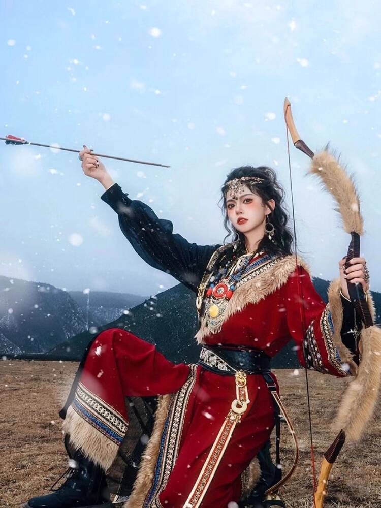 New Tibetan robe Tibet brigade - Ethnic Clothing & Online Fashion Store Khaadi Pk recensie en prijs