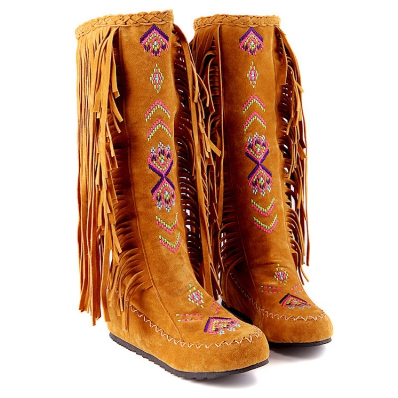 Tassel Boots Handmade Embroide - Ethnic Fashion In recensie en prijs