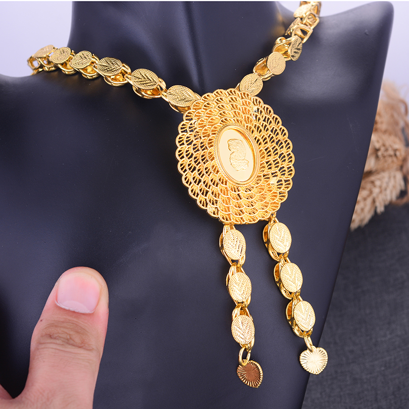 Dubai 24K Gold Color Jewelry S - Ethnic Fashion Dubai recensie en prijs