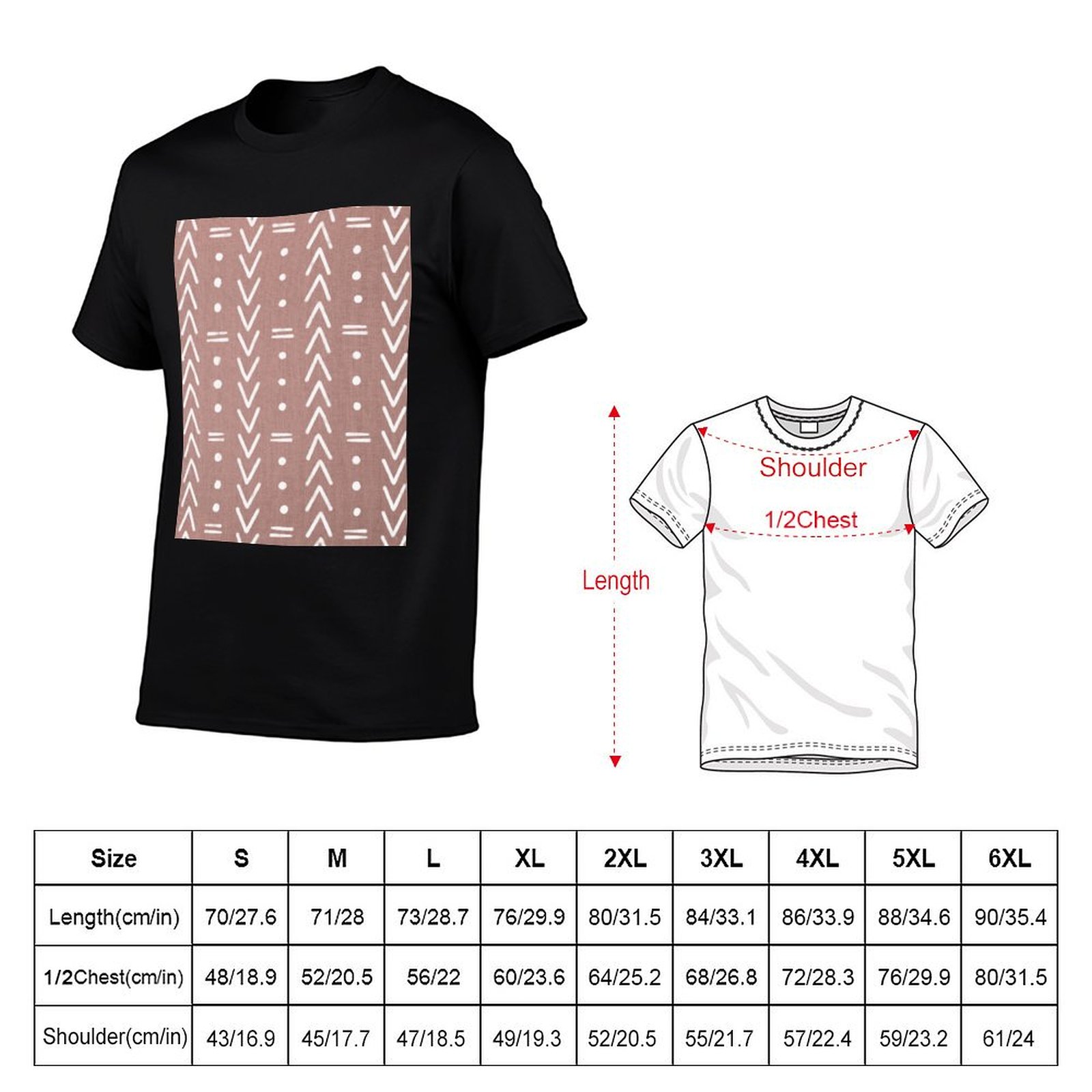 Mudcloth White Geometric Shape - Mudcloth Print Top recensie en prijs