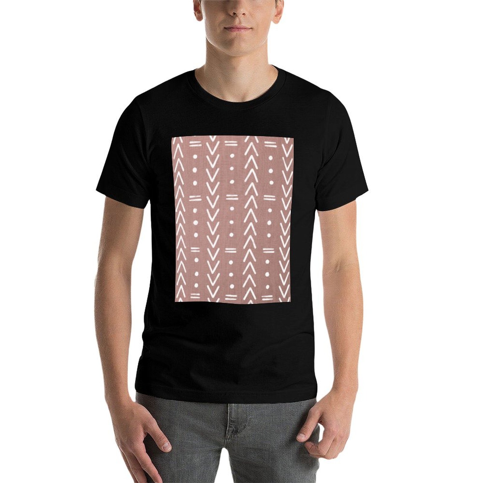 Mudcloth White Geometric Shape - Mudcloth Print Top recensie en prijs
