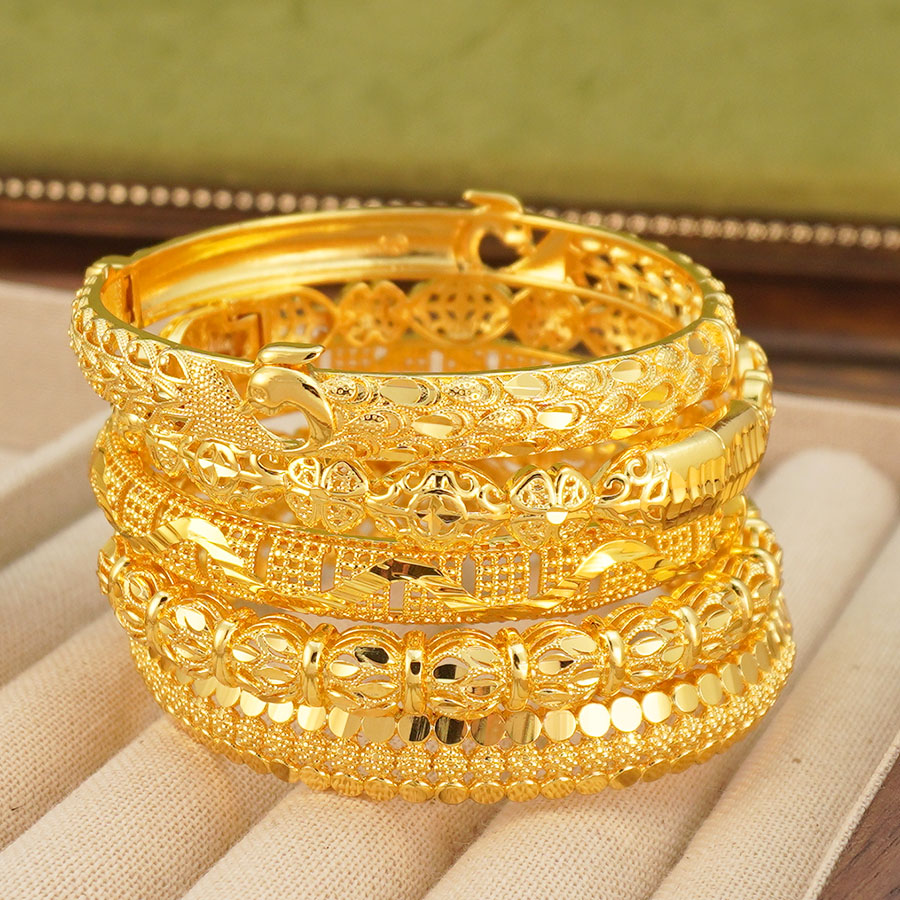 1Pcs Gold Tone Peacock Carved  - Ethnic Fashion Dubai recensie en prijs