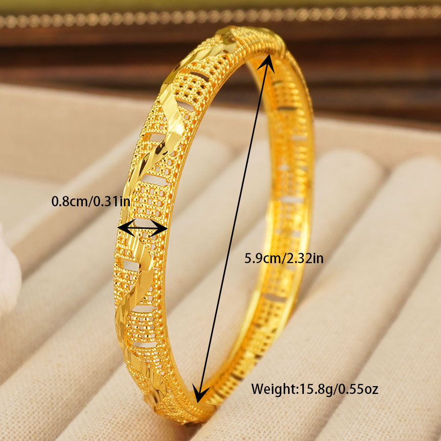 1Pcs Gold Tone Peacock Carved  - Ethnic Fashion Dubai recensie en prijs