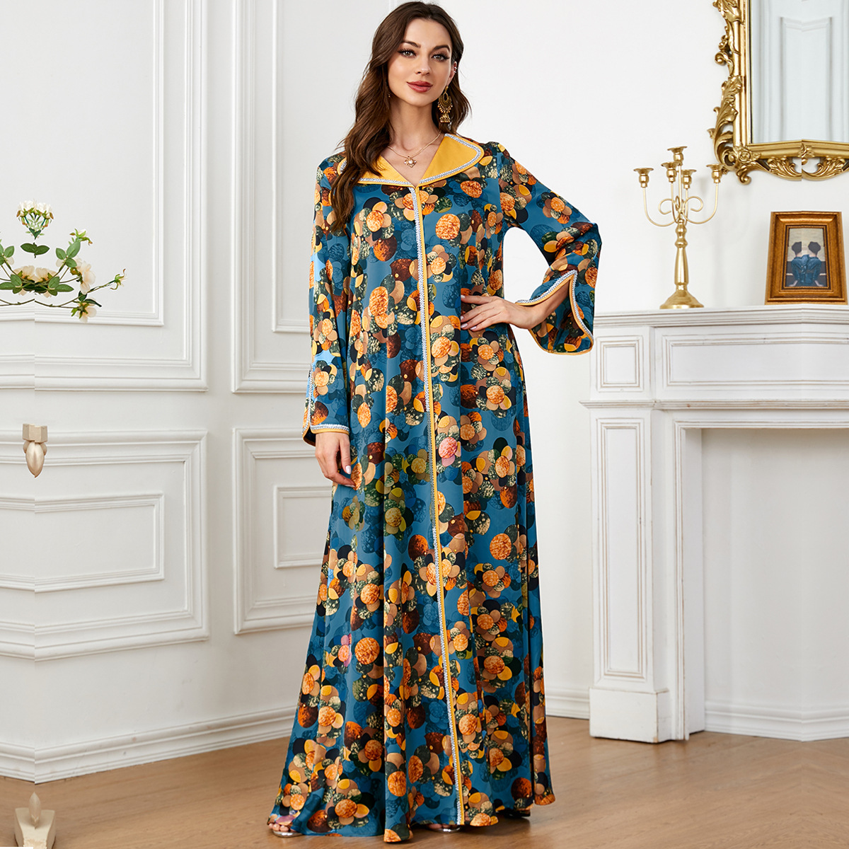 Fashionable Printed Dress Trav - Ethnic Fashion Dubai recensie en prijs