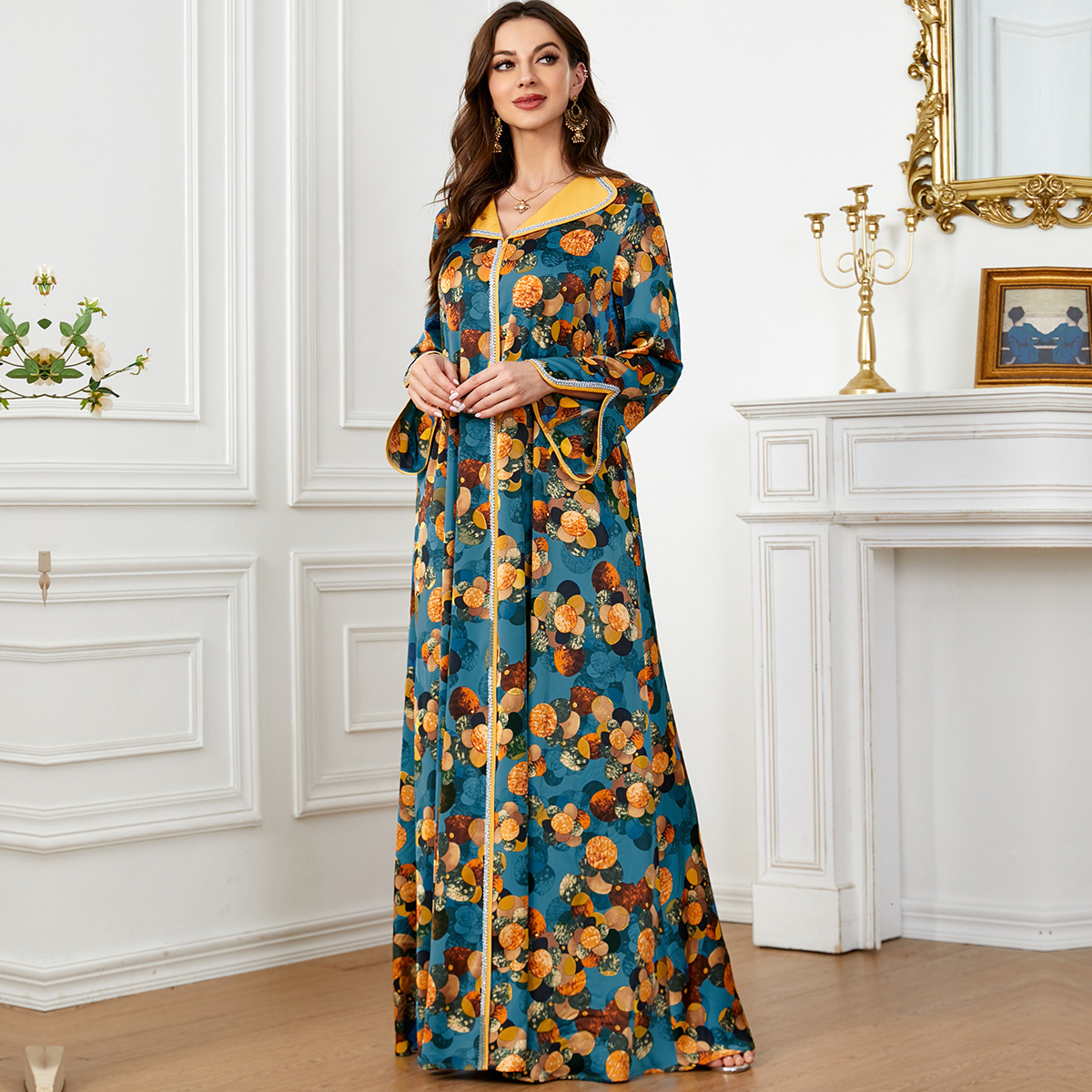 Fashionable Printed Dress Trav - Ethnic Fashion Dubai recensie en prijs