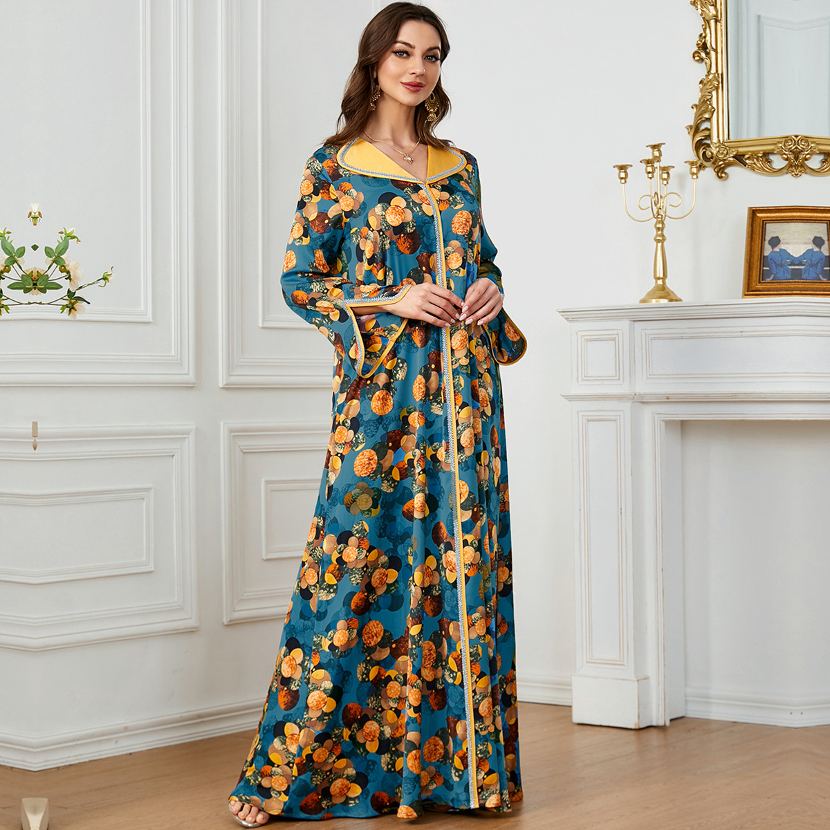Fashionable Printed Dress Trav - Ethnic Fashion Dubai recensie en prijs