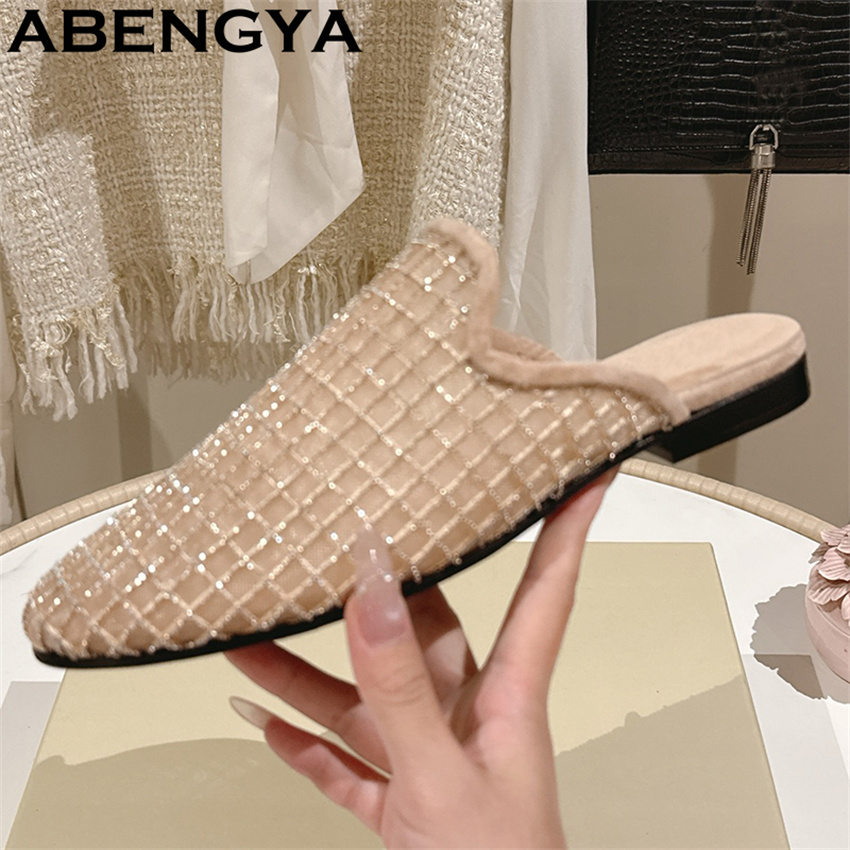 Shiny Lace Mesh Round Toe Flat - Ethnic Fashion In recensie en prijs