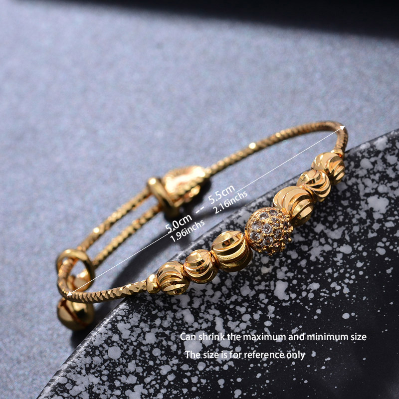 24K 4pcs Ethnic Bead Gold Colo - Ethnic Fashion Dubai recensie en prijs
