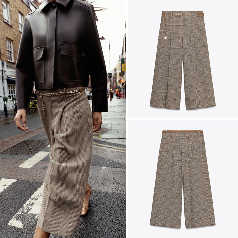 High Waist Loose Plaid Long Ca - Ethnic Clothing & Online Fashion Store Khaadi Pk recensie en prijs