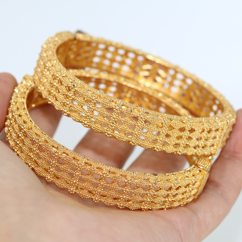 2pcs/lot Indian Gold Bracelets - Ethnic Fashion Dubai recensie en prijs