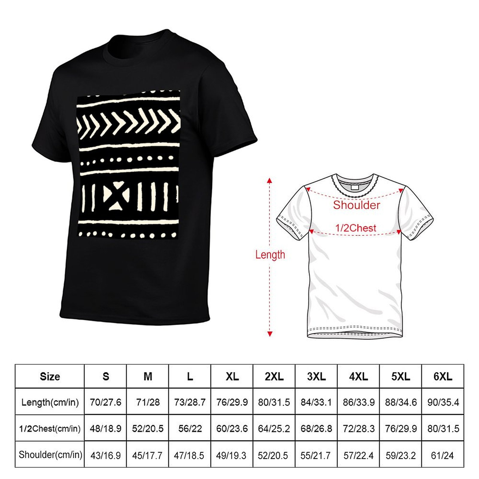african mud cloth black and wh - Mudcloth Print Top recensie en prijs