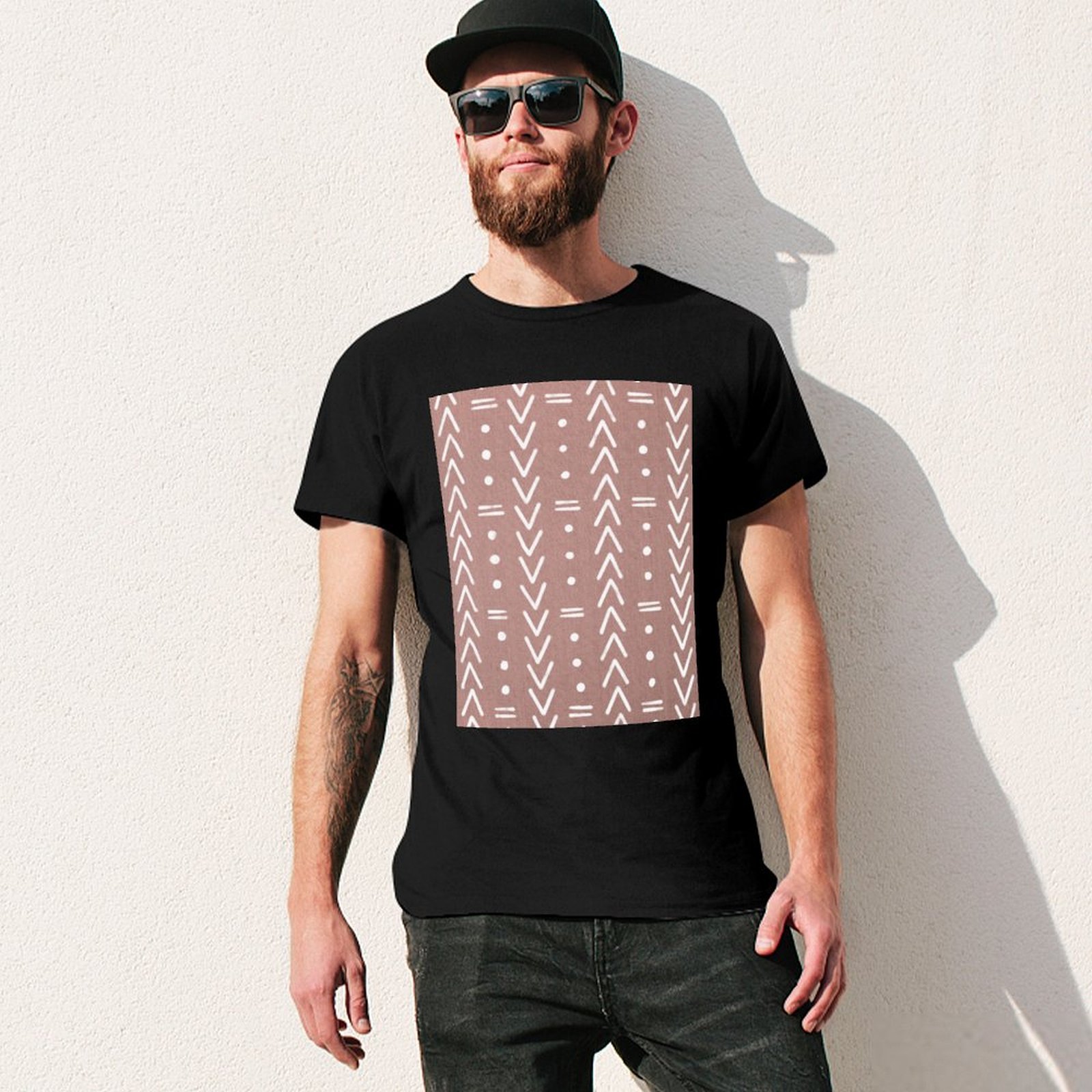 Mudcloth White Geometric Shape - Mudcloth Print Top recensie en prijs