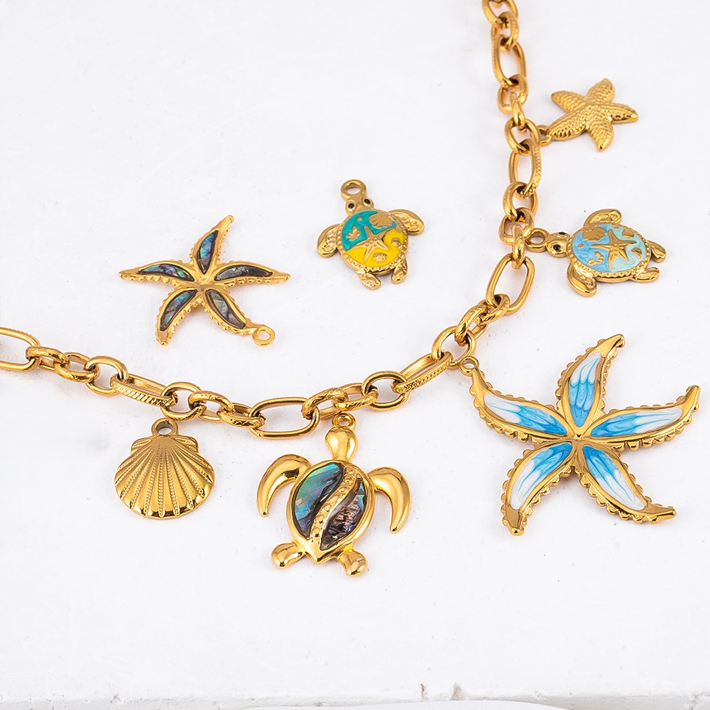 2pcs Stainless Steel Light Blu - Ethnic Fashion Jewellery recensie en prijs