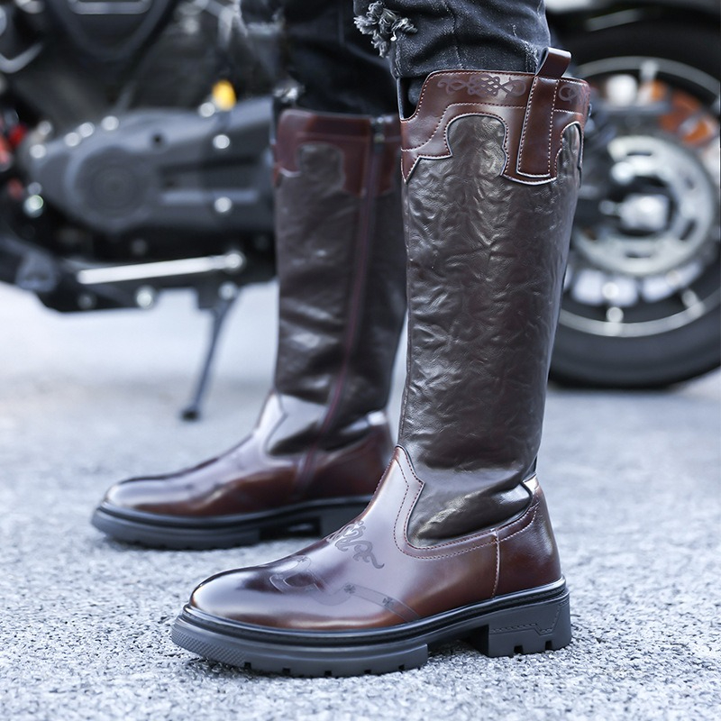 Men's Mid-calf Boots High Qual - Ethnic Fashion In recensie en prijs
