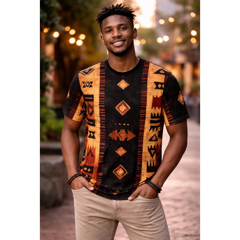 Tribal African Mudcloth Patter - Mudcloth Print Top recensie en prijs