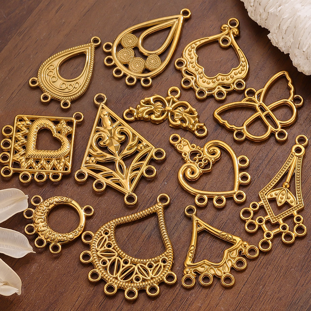 5pcs Stainless Steel Earring C - Ethnic Fashion Jewellery recensie en prijs