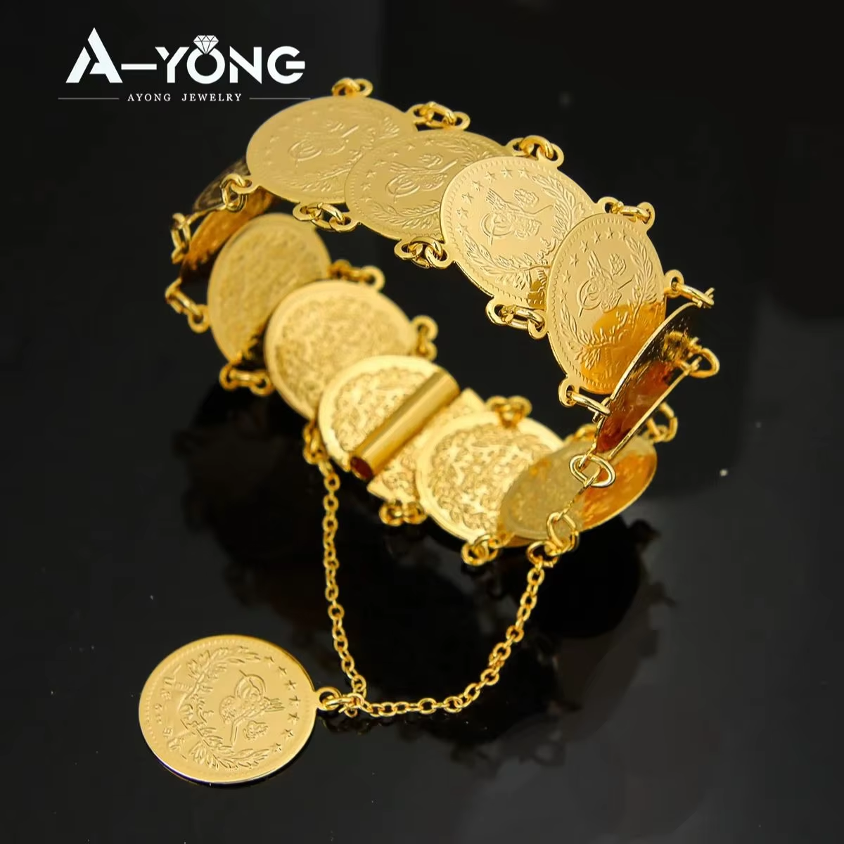 Turkish Coins Bracelet 21k Gol - Ethnic Fashion Dubai recensie en prijs
