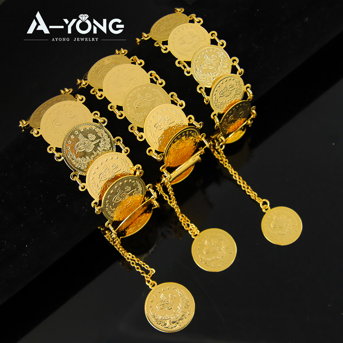 Turkish Coins Bracelet 21k Gol - Ethnic Fashion Dubai recensie en prijs
