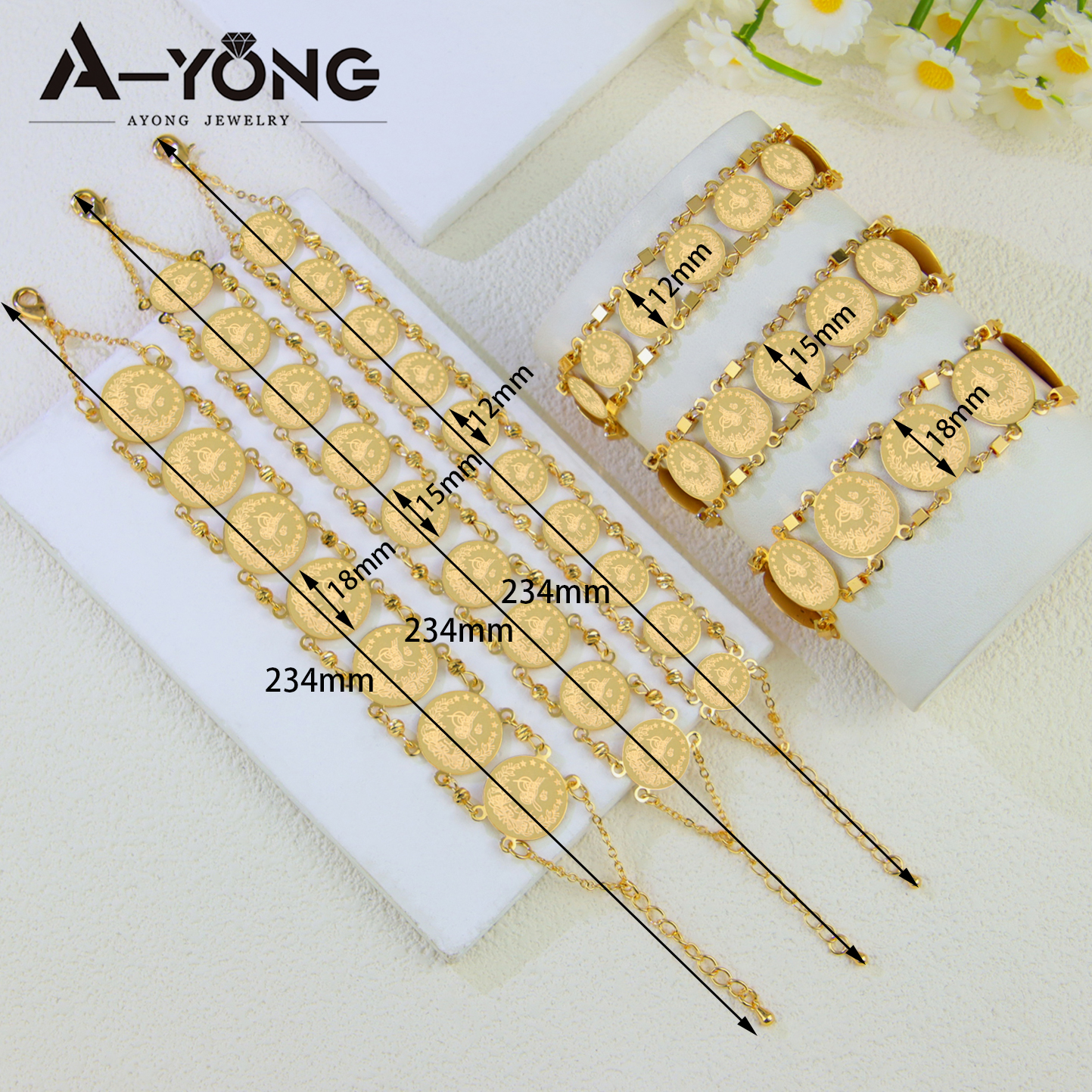 Turkish Coins Bracelet 21k Gol - Ethnic Fashion Dubai recensie en prijs