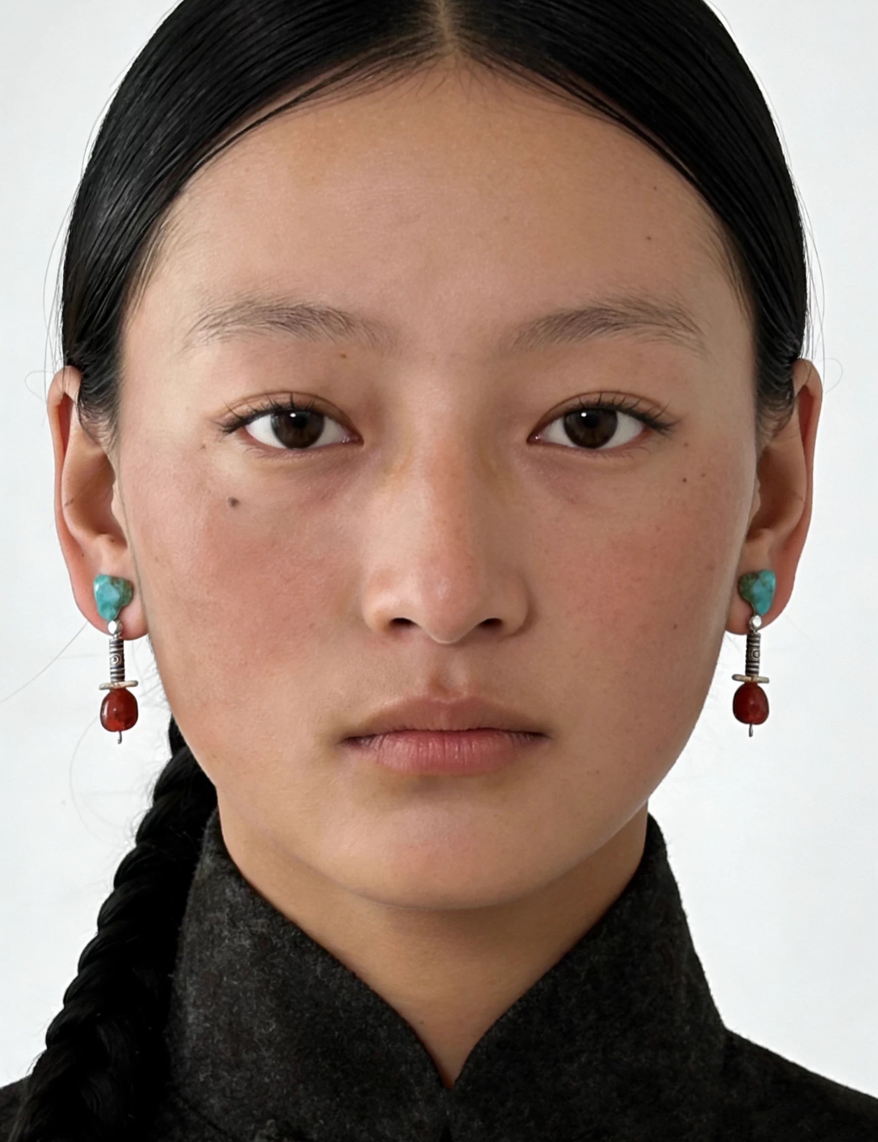 Tibetan Style Front Back Stud  - Ethnic Wear Fashion Designer recensie en prijs