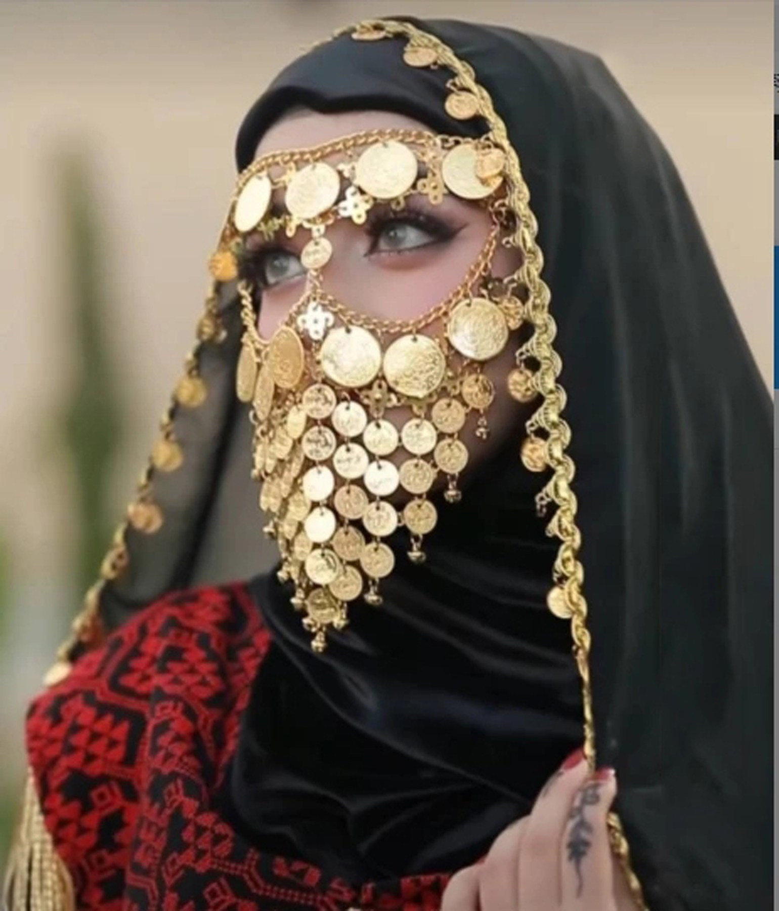 4 Golden Coin Tassel Mask Hair - Fashion Ethnic Indian Clothing recensie en prijs