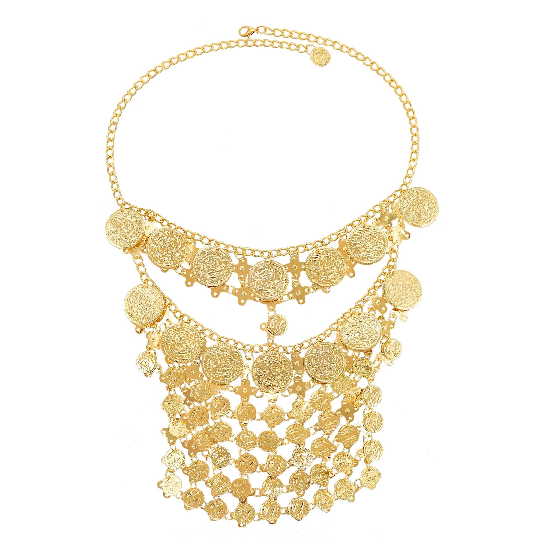 4 Golden Coin Tassel Mask Hair - Fashion Ethnic Indian Clothing recensie en prijs