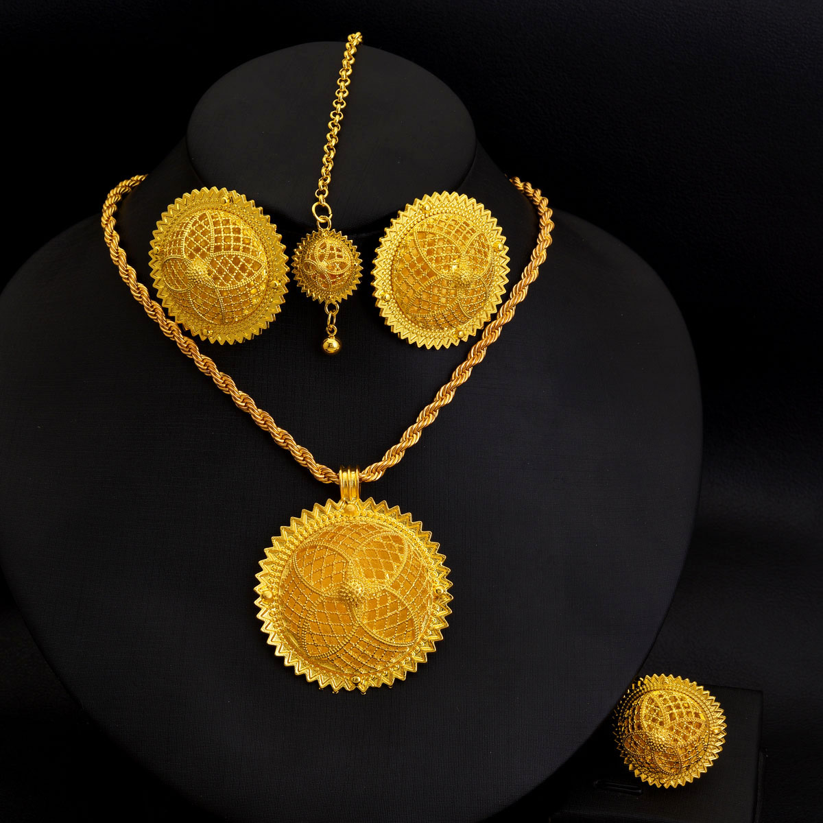 Africa Dubai Golden Color Jewe - Ethnic Fashion Dubai recensie en prijs