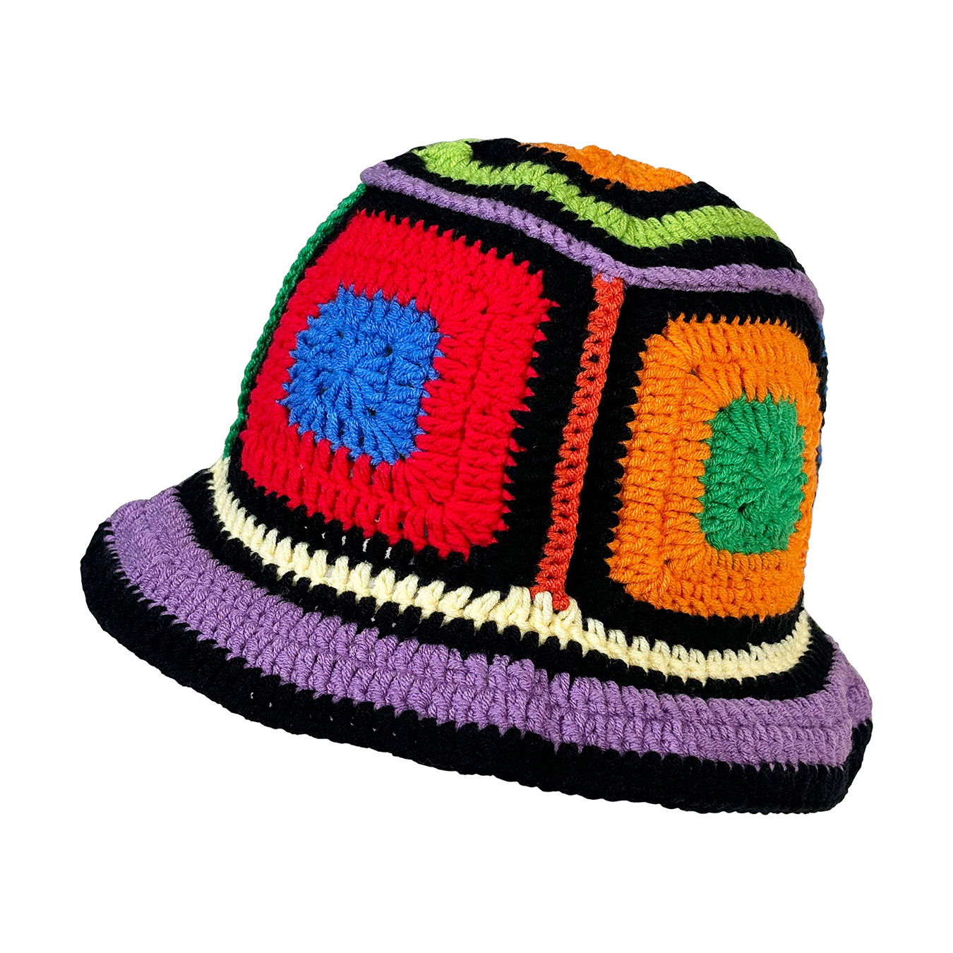 Purple-Edged Zuma Hat, Hand-Kn - Ethnic Wear Fashion Designer recensie en prijs