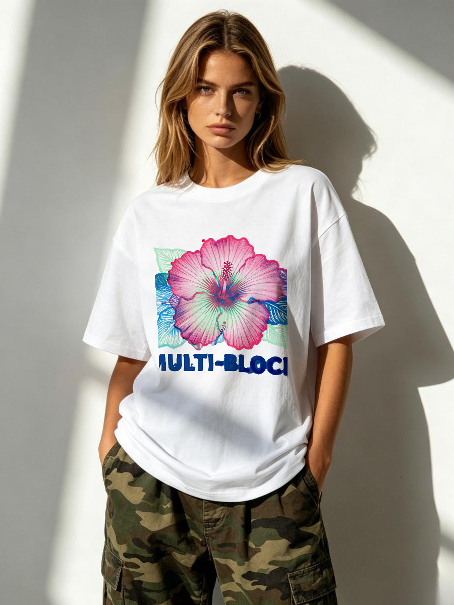 T Shirts Woman Block Print Han - Ethnic Wear Fashion Designer recensie en prijs