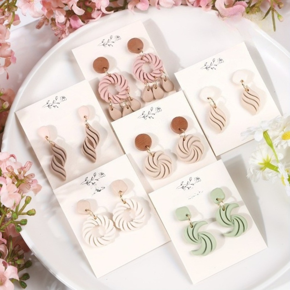 10Pcs Boho Swirl Polymer Clay  - Ethnic Fashion Jewellery recensie en prijs