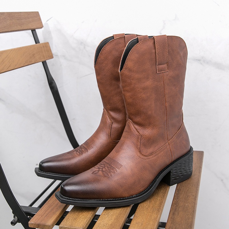 Men Boots Classic Embroidery W - Ethnic Fashion In recensie en prijs