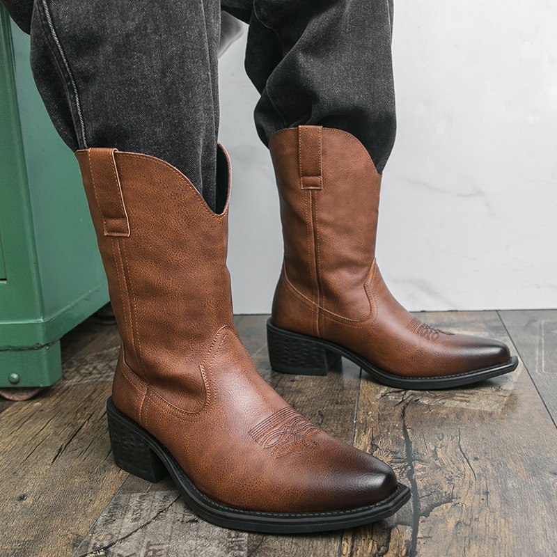 Men Boots Classic Embroidery W - Ethnic Fashion In recensie en prijs