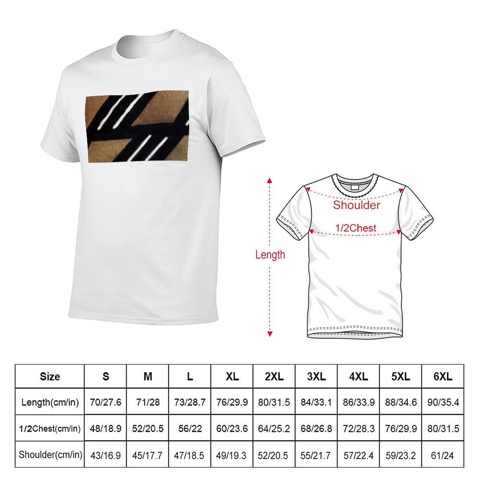 African Mudcloth T-Shirt Utili - Mudcloth Print Top recensie en prijs