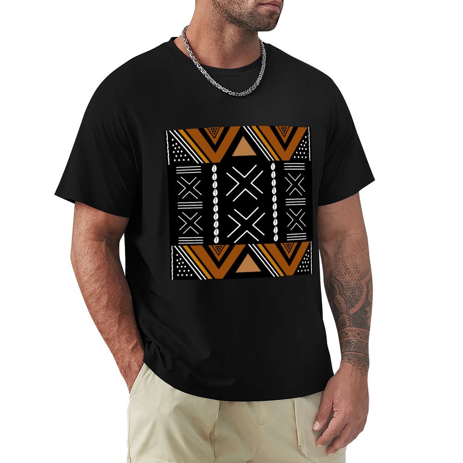 African Mud Cloth Bogolan Desi - Mudcloth Print Top recensie en prijs