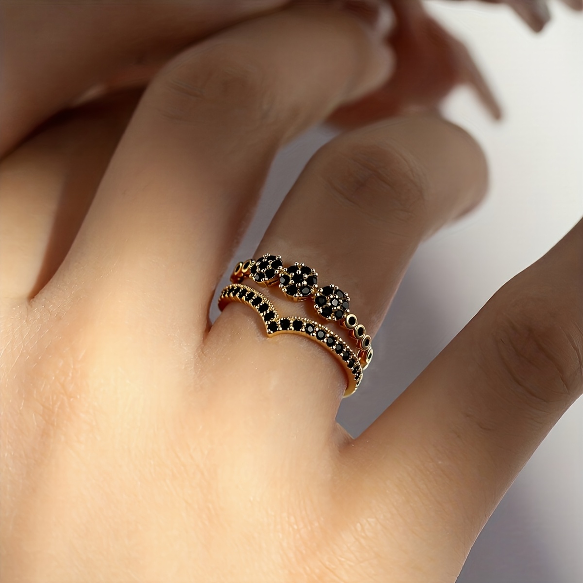 Luxury blue royal style ring,  - Ethnic Wear Fashion Designer recensie en prijs